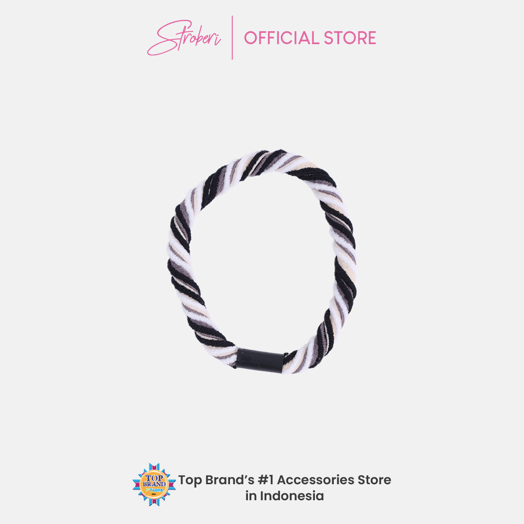 Stroberi List Mix Color Hair Tie