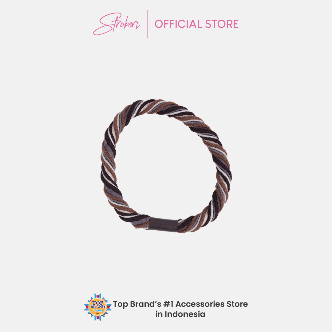 Stroberi List Mix Color Hair Tie