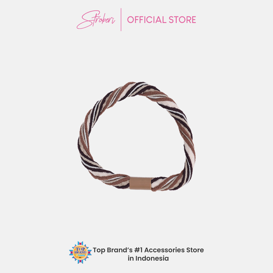 Stroberi List Mix Color Hair Tie