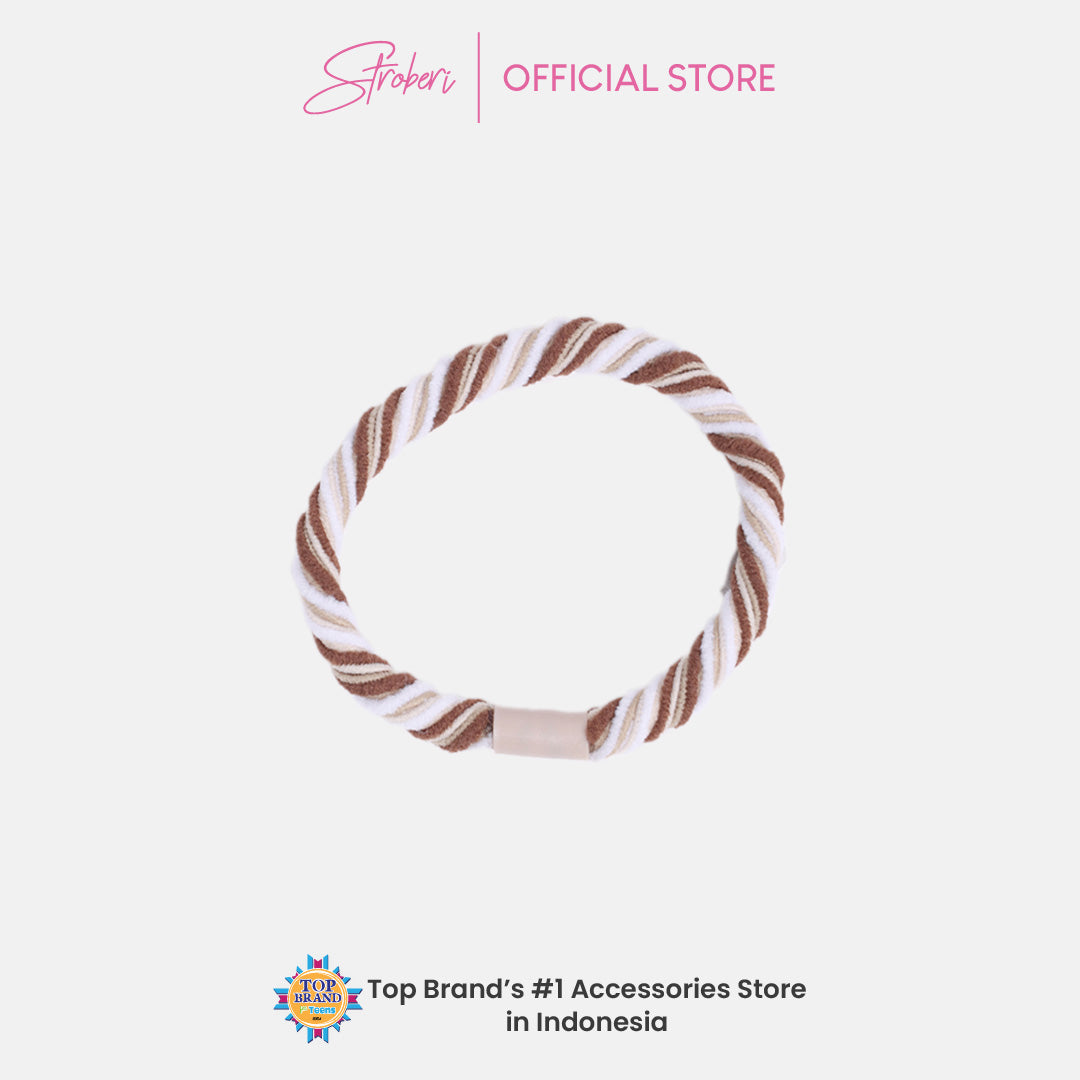 Stroberi List Mix Color Hair Tie