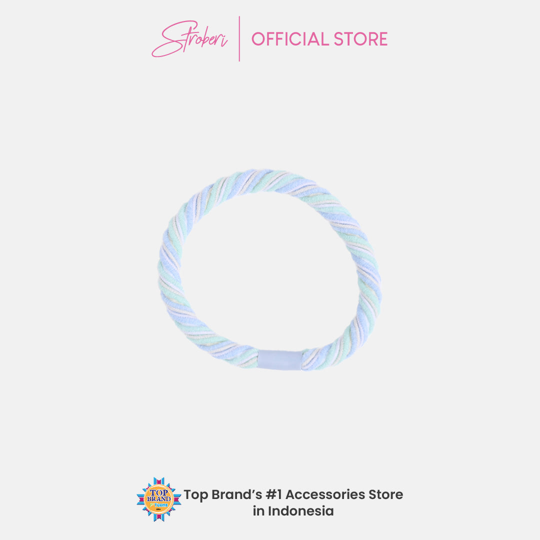 Stroberi List Mix Color Hair Tie