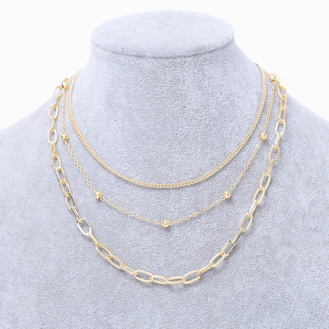 Stroberi New Gold Chain Necklace