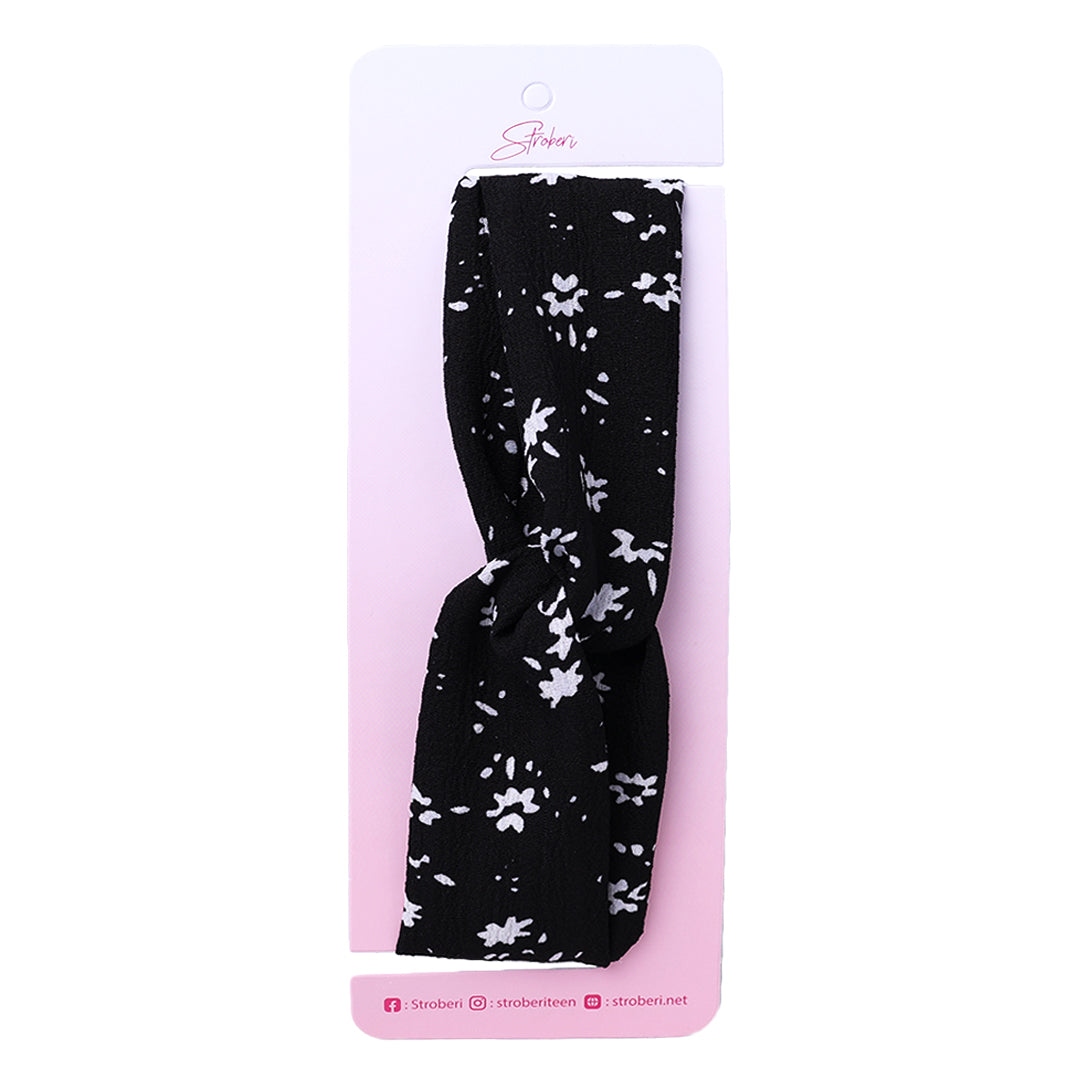 Stroberi Flower Fabric Headband