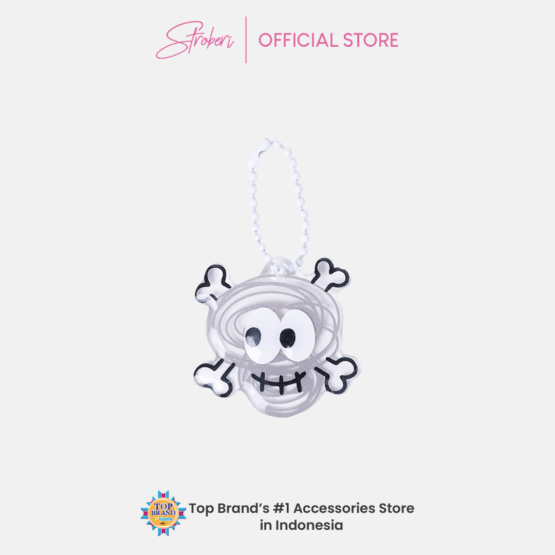 Stroberi Acrylic Monster Abstract Keychain