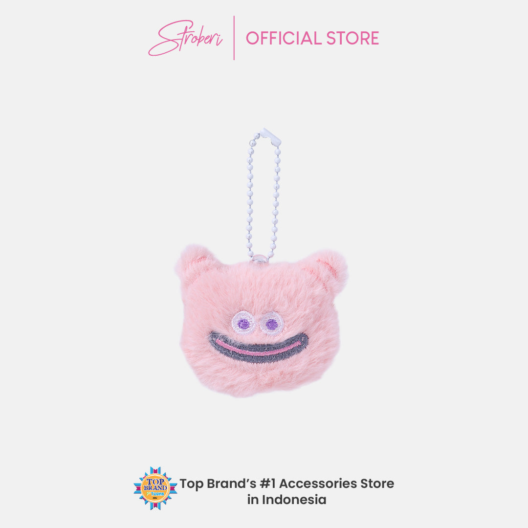 Stroberi Fur Character Keychain