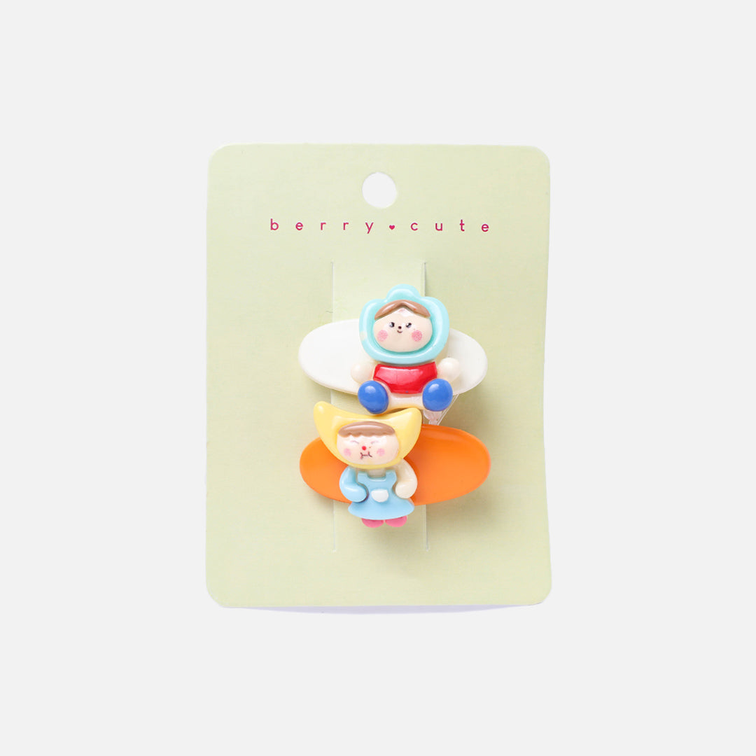 Stroberi Cute Cartoon Hair Clip - Oval