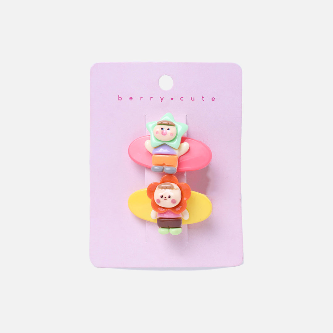 Stroberi Cute Cartoon Hair Clip - Oval