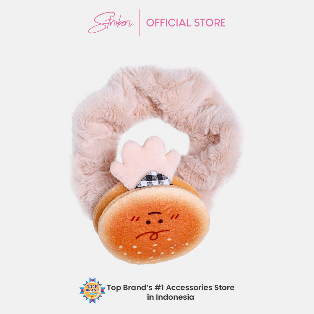 Stroberi Fur Character Hair Tie
