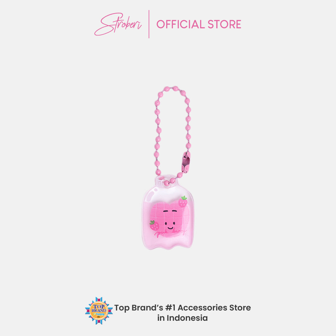Stroberi Acrylic F&B 3D Keychain