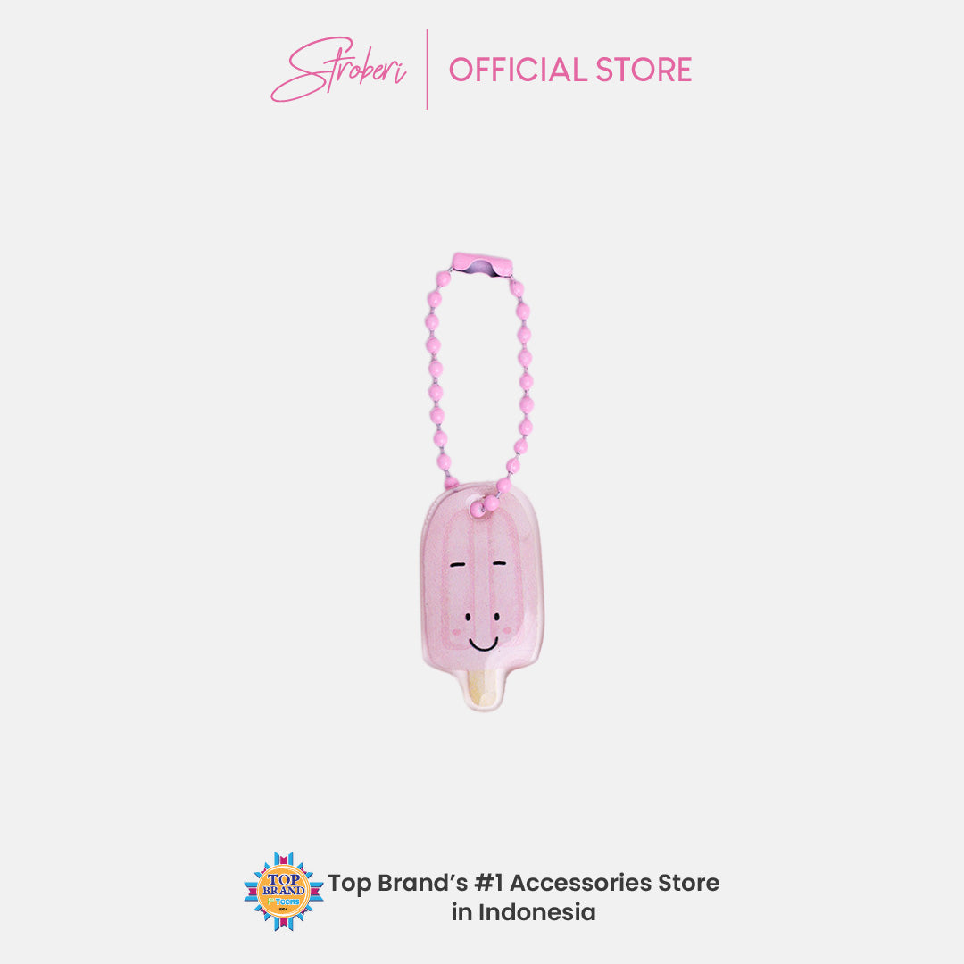 Stroberi Acrylic F&B 3D Keychain