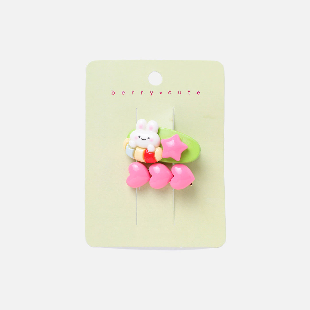 Stroberi Cute Cartoon Hair Clip - Oval