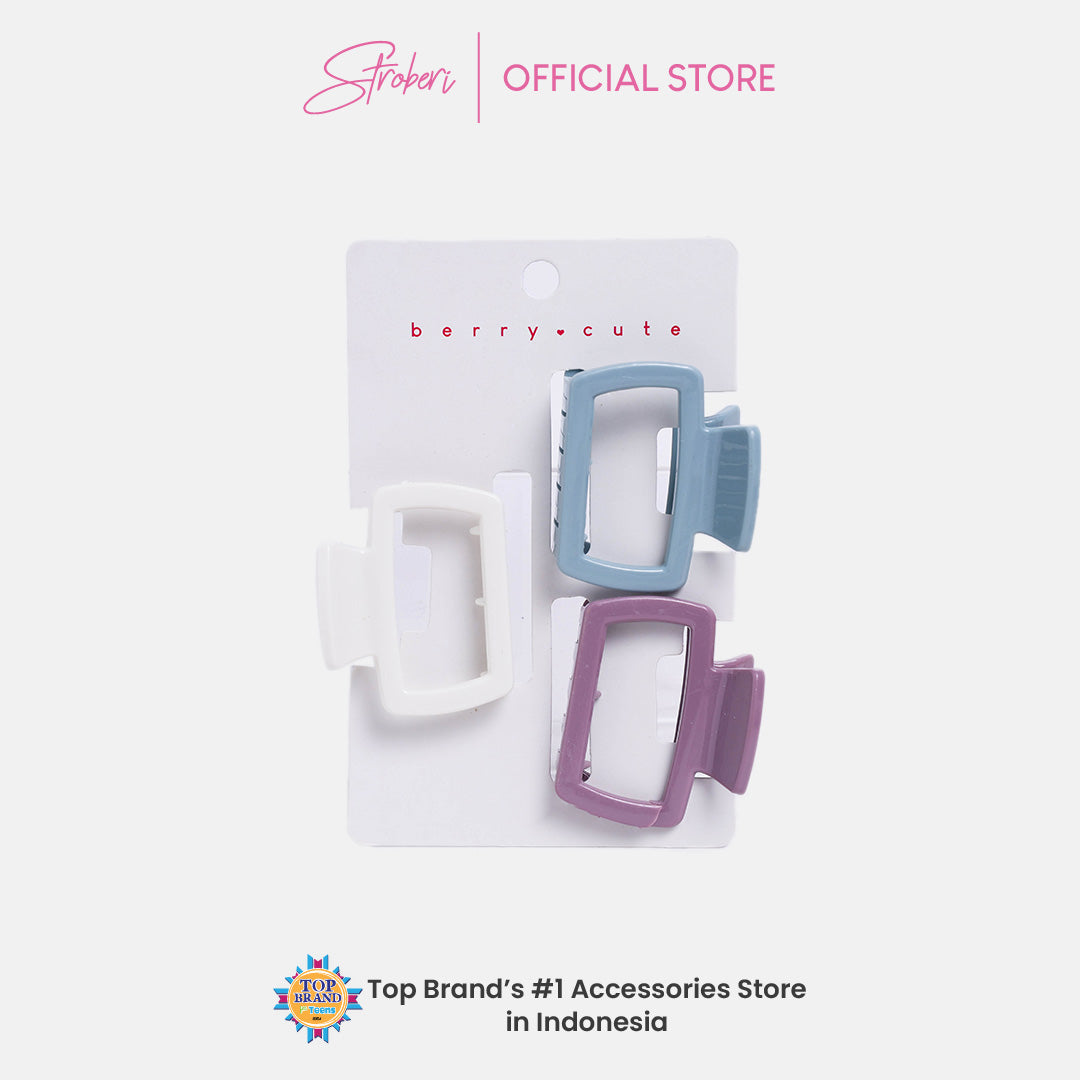 Stroberi Pastel & Gradation Hair Clip Set