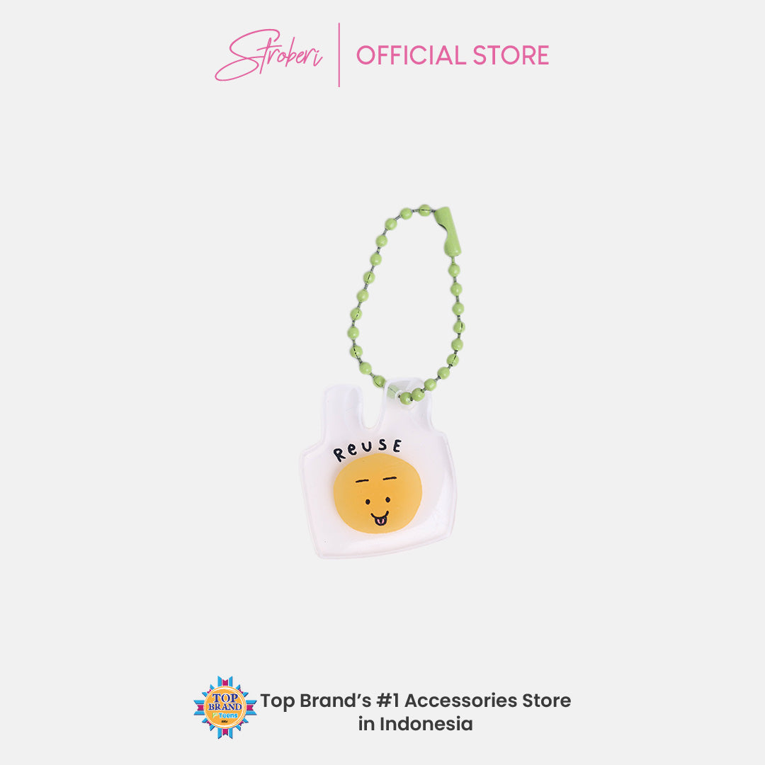 Stroberi Acrylic F&B 3D Keychain