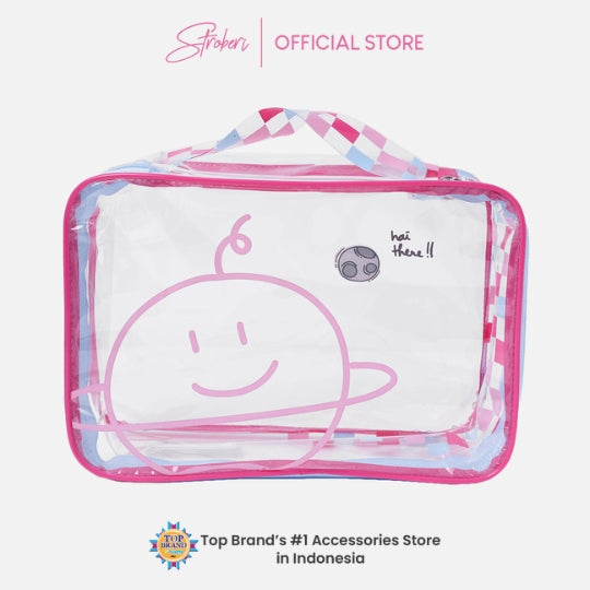 Stroberi Bloop & Boop Series Pouch