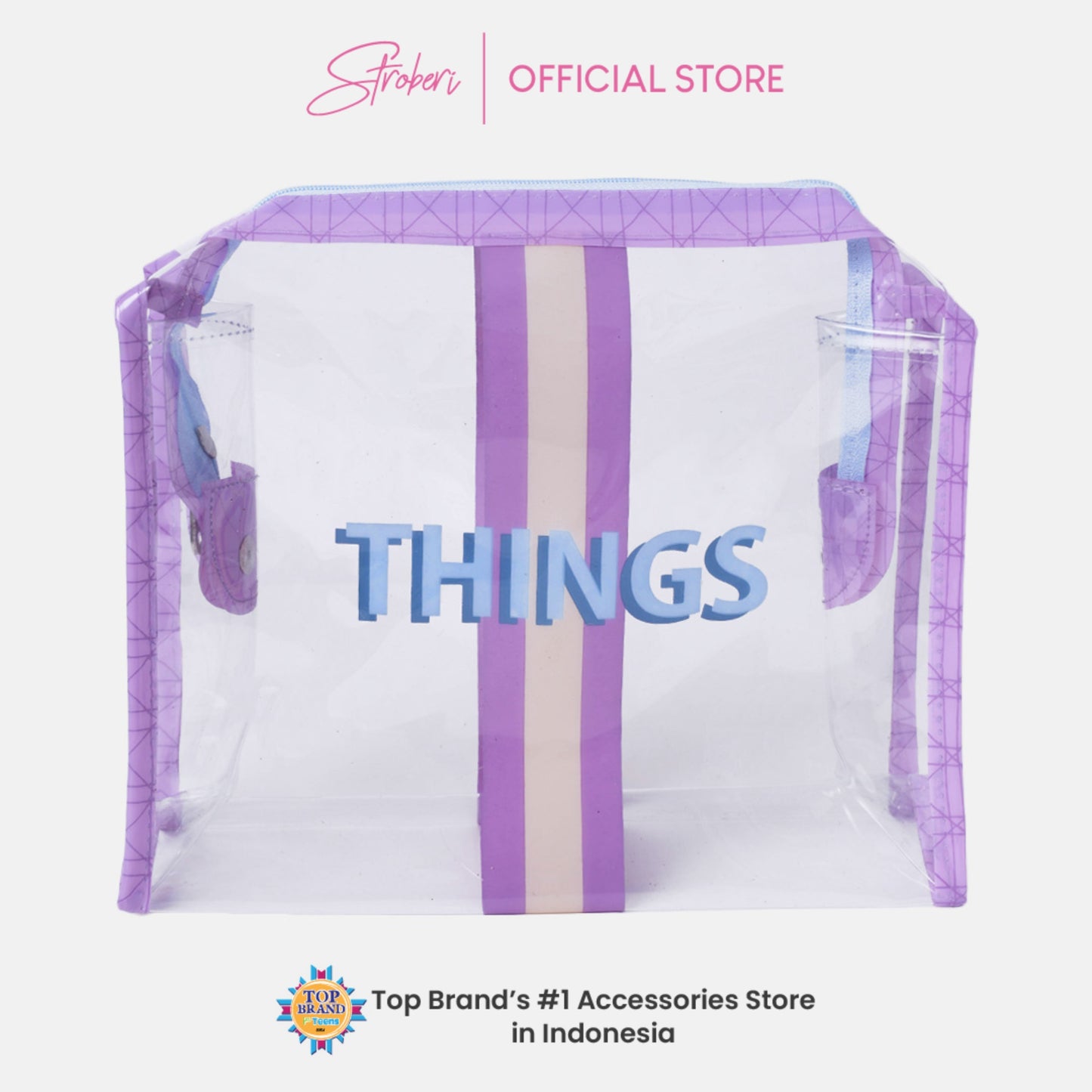 Stroberi Mixed Line Series Pouch