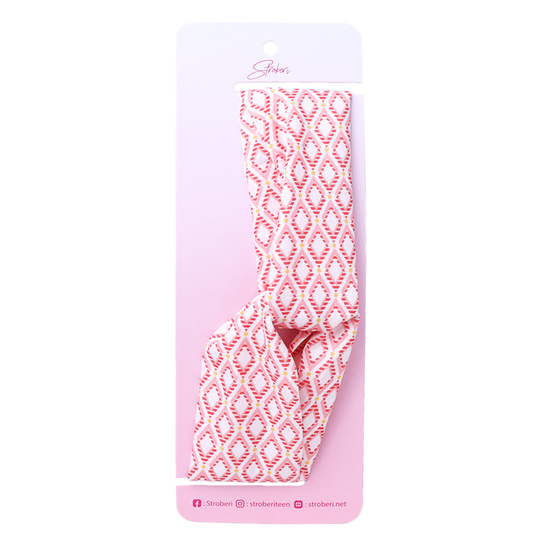 Stroberi Knot Fabric Headband -1