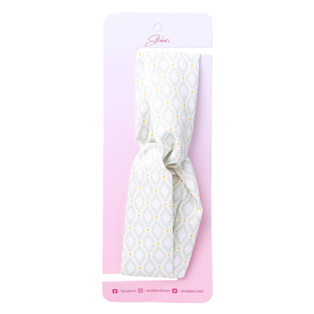 Stroberi Knot Fabric Headband -1