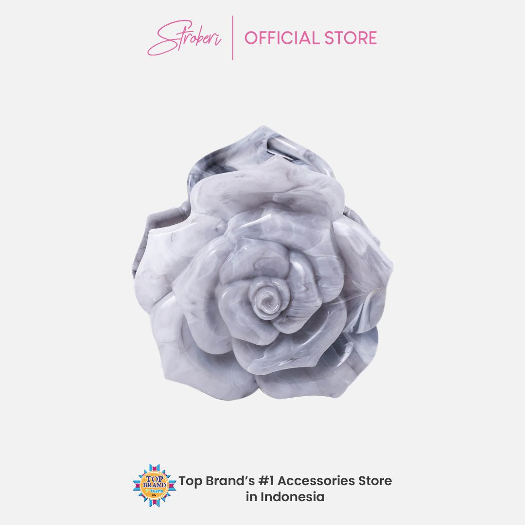 Stroberi Marble Shape Hair Clip
