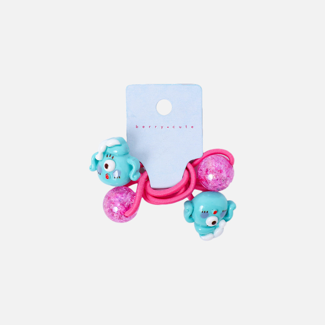 Stroberi Monster Application Kids Hair Tie
