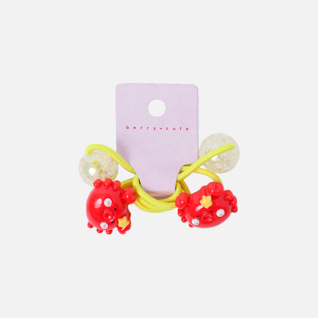 Stroberi Monster Application Kids Hair Tie