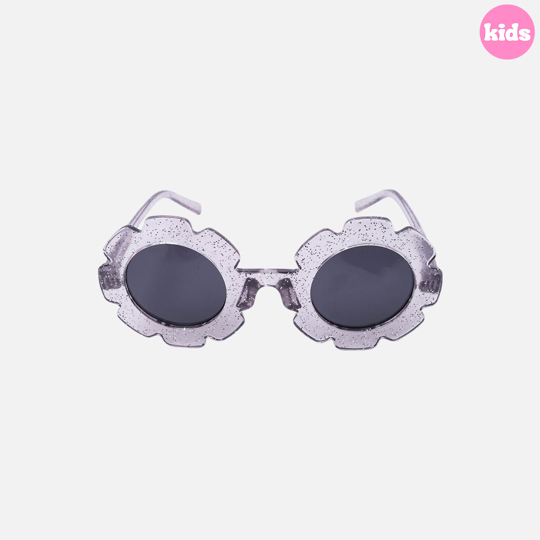 Stroberi Round Glitter Kids Sunglasses