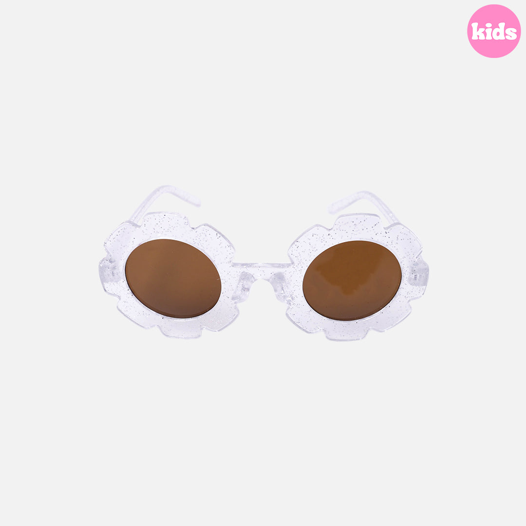 Stroberi Round Glitter Kids Sunglasses