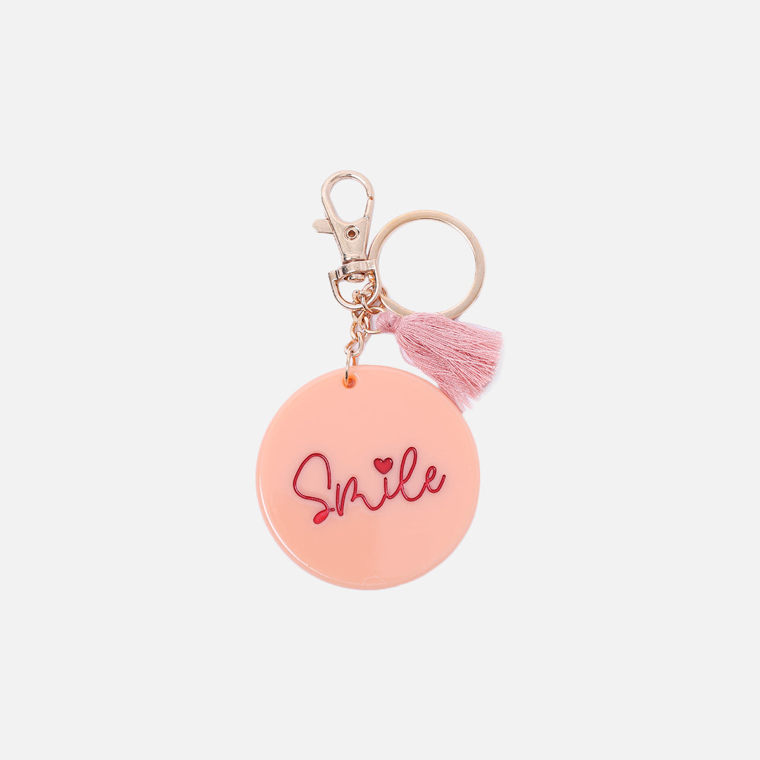 Stroberi Round Tassel Keychain