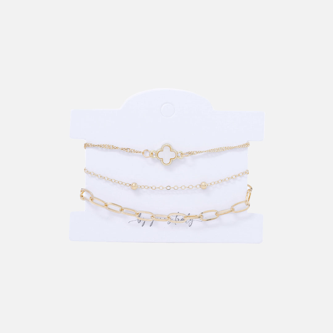 Stroberi Chain Bracelet Set