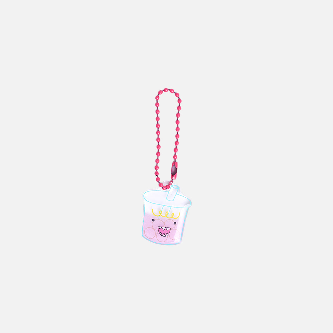 Stroberi Clear Line Keychain