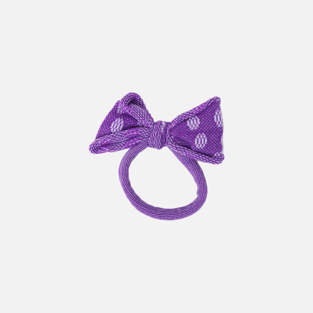Stroberi Elastic Bow Motif Hair Tie