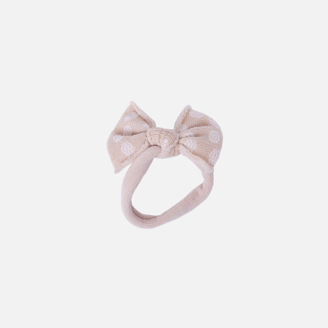 Stroberi Elastic Bow Motif Hair Tie