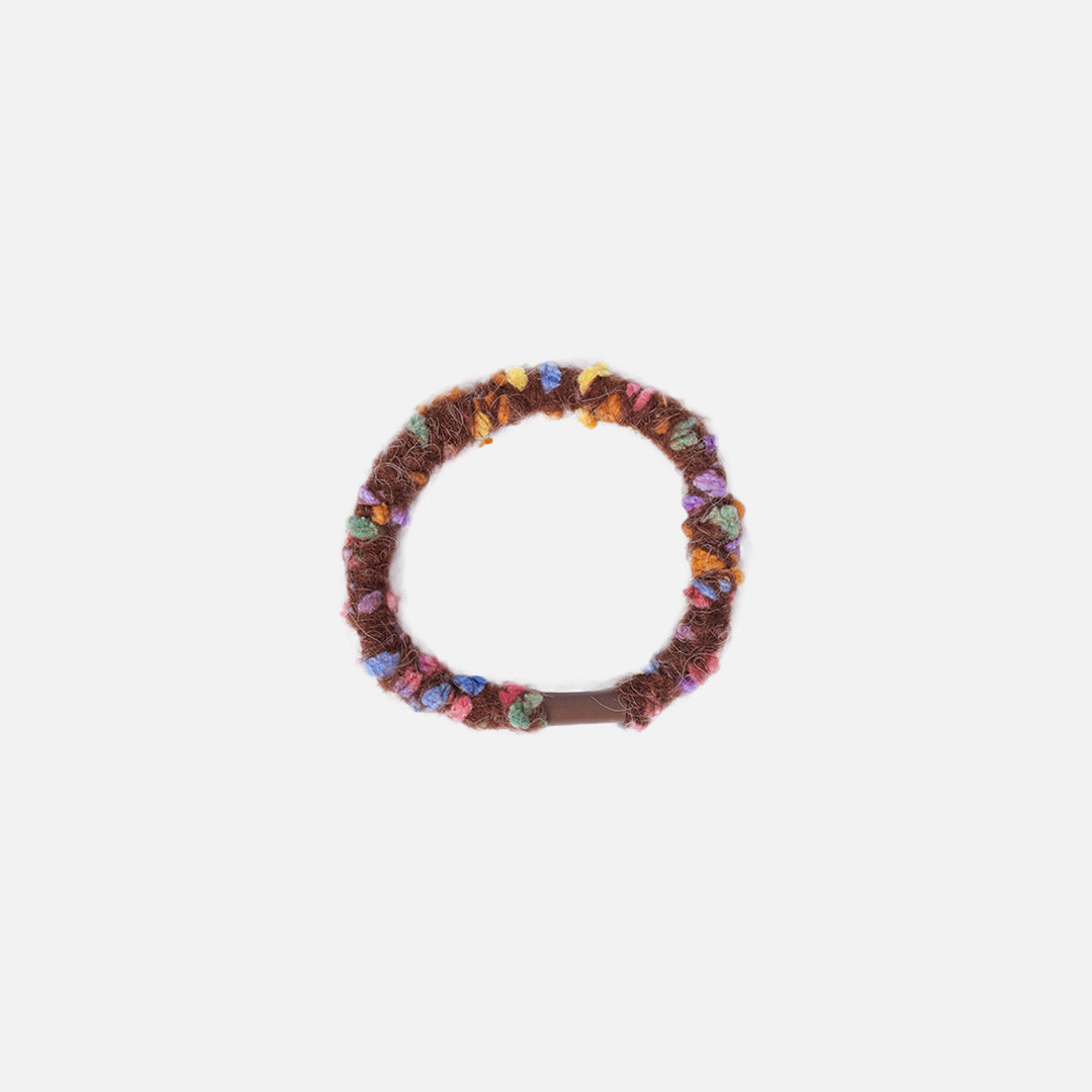 Stroberi Fur Mix Hair Tie