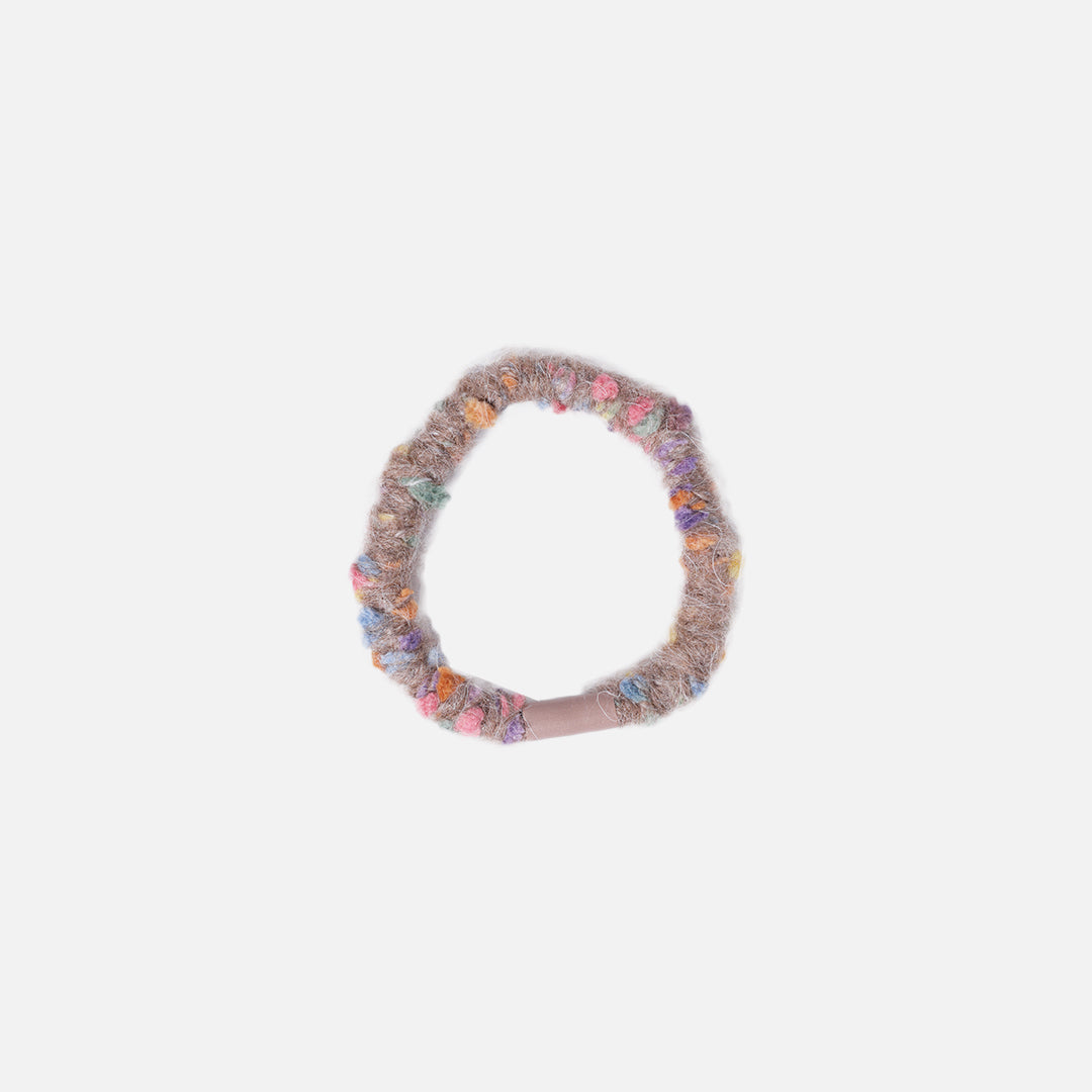 Stroberi Fur Mix Hair Tie