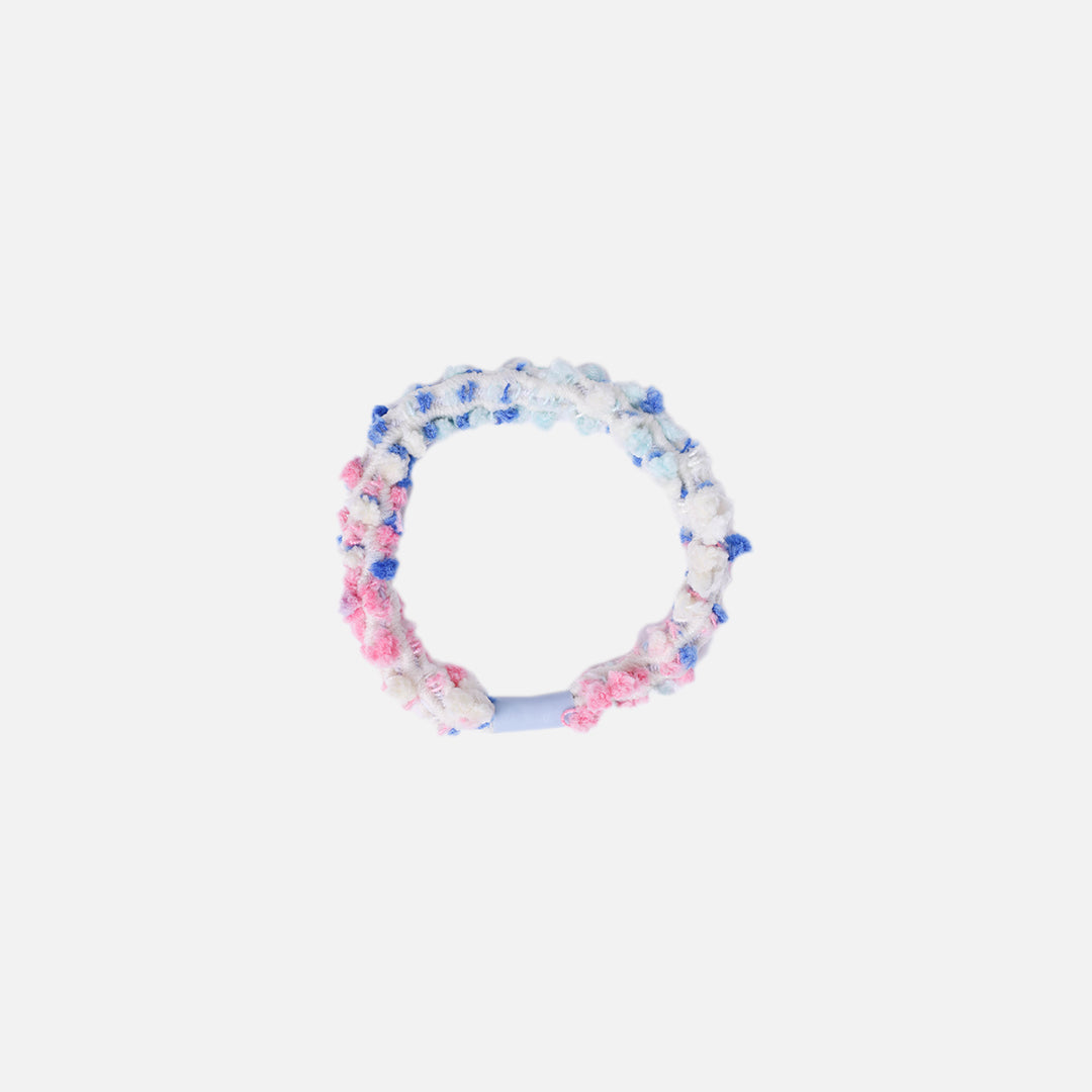 Stroberi Fur Mix Color Hair Tie