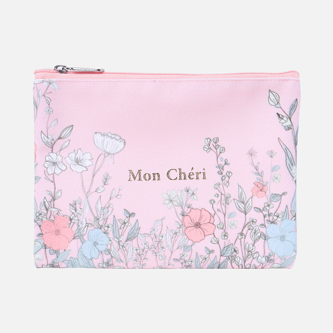 Stroberi Flower Series Canvas Pouch