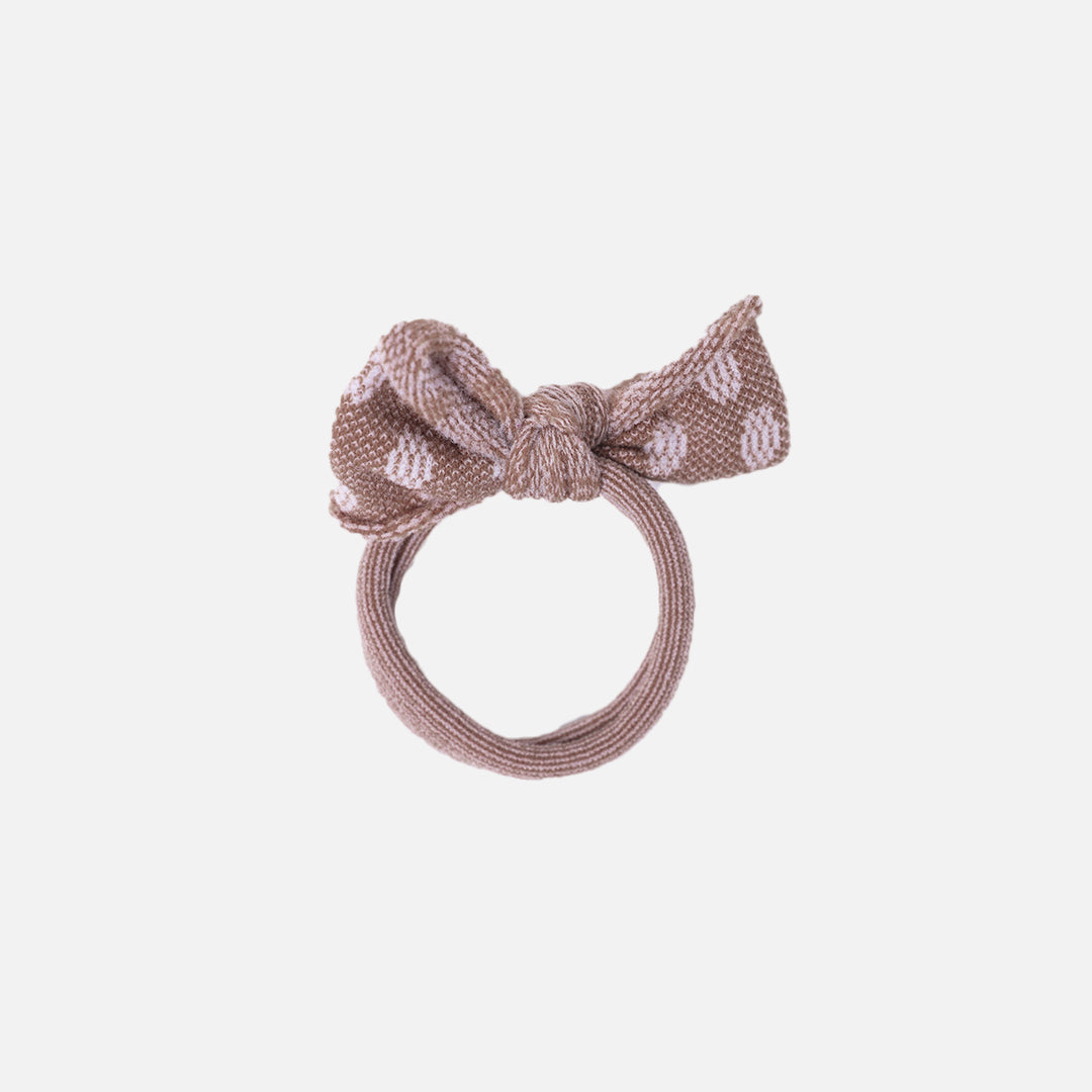 Stroberi Elastic Bow Motif Hair Tie