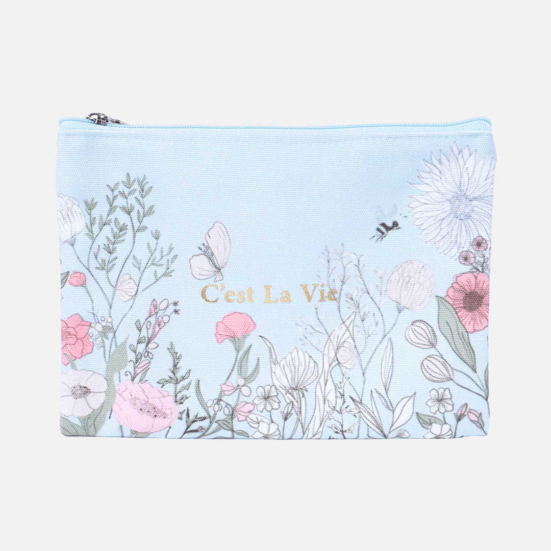 Stroberi Flower Series Canvas Pouch