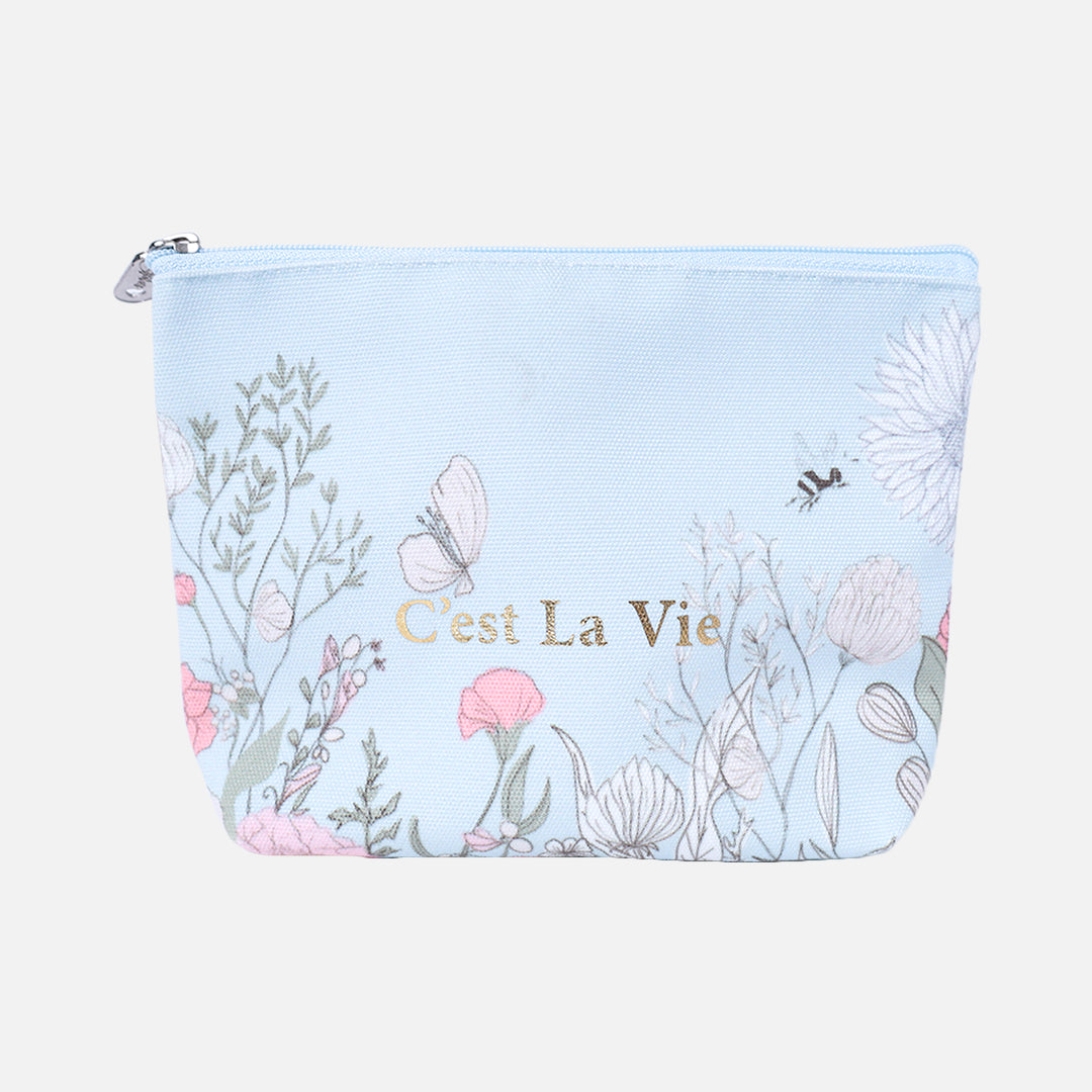 Stroberi Flower Series Canvas Pouch
