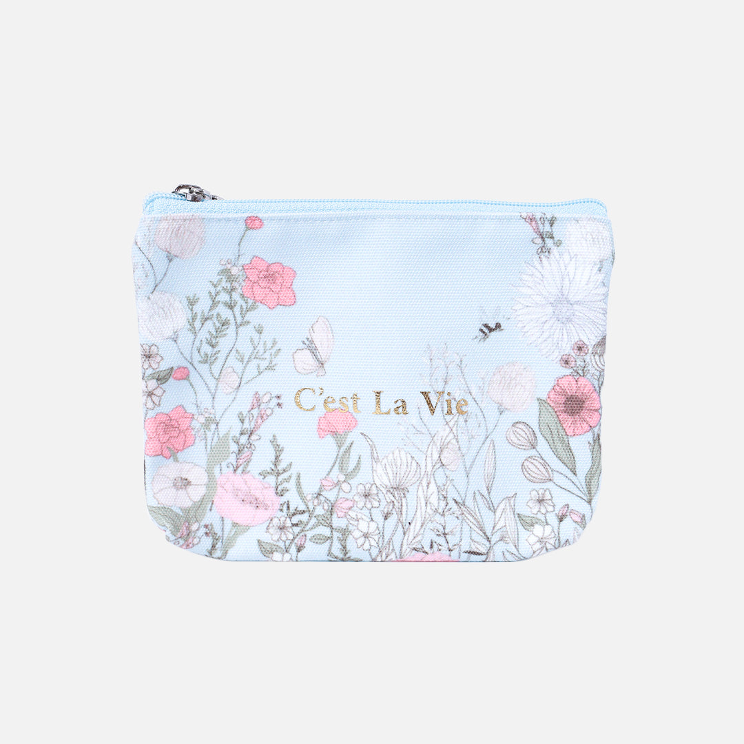 Stroberi Flower Series Canvas Pouch