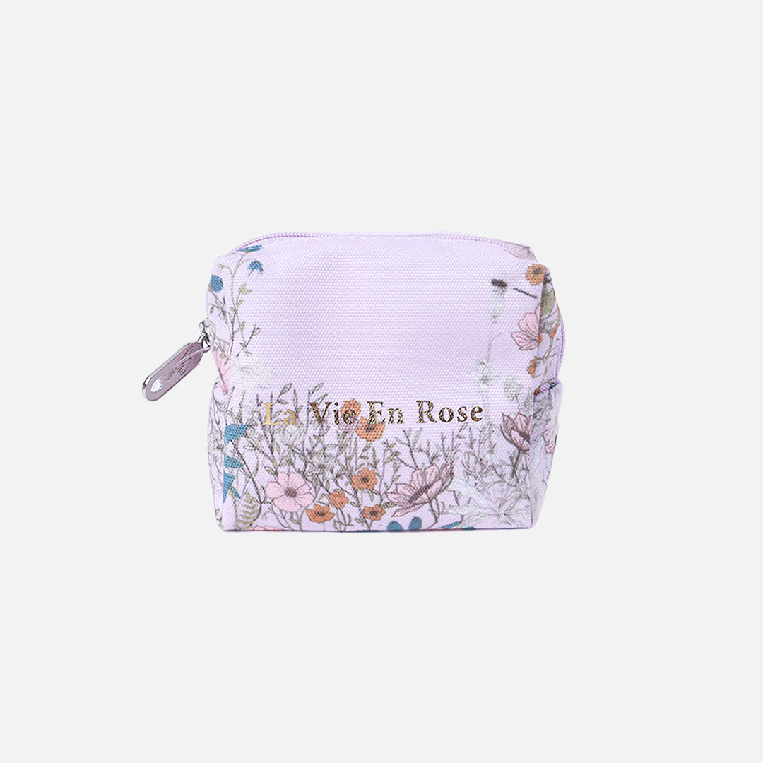 Stroberi Flower Series Canvas Pouch