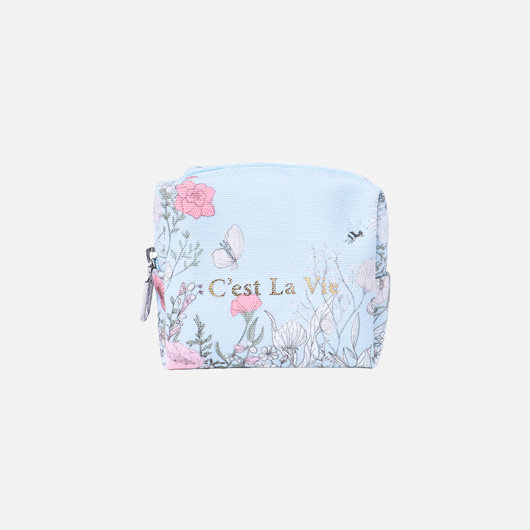 Stroberi Flower Series Canvas Pouch