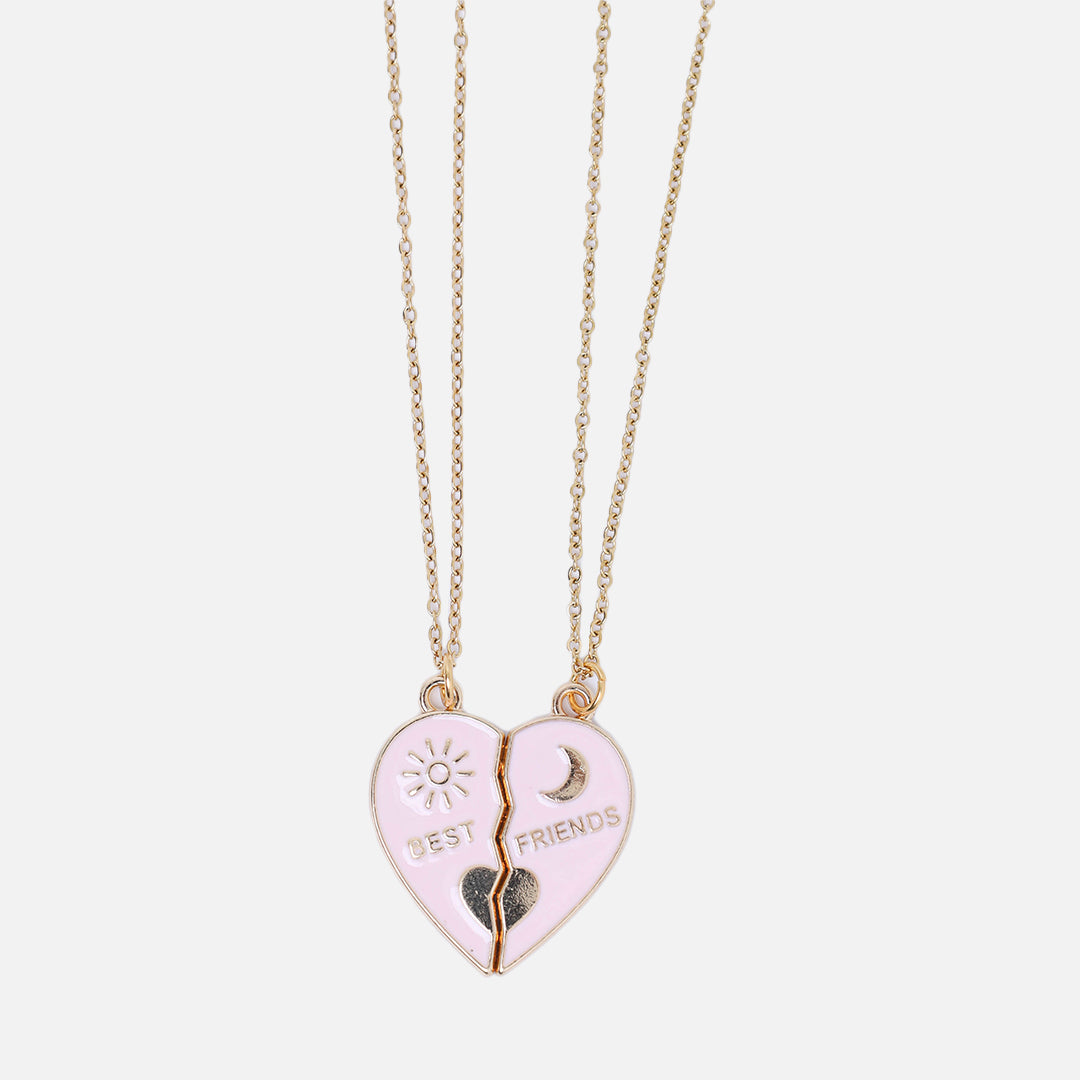 Stroberi Couple Chain Necklace