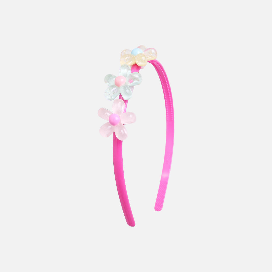 Stroberi Flower & Butterfly Clay Series Headband