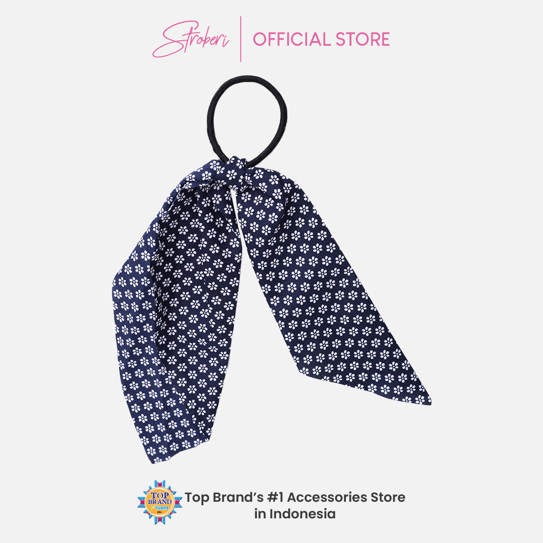 Stroberi Scarf Motif Hair Tie