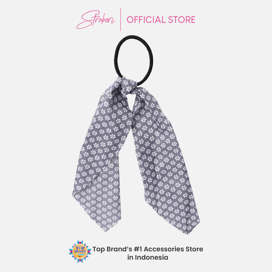 Stroberi Scarf Motif Hair Tie