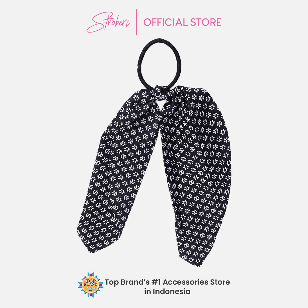 Stroberi Scarf Motif Hair Tie
