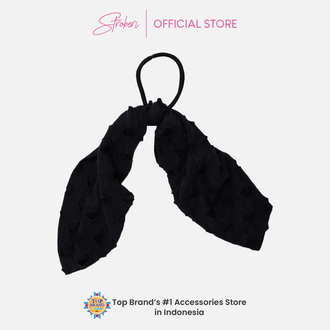 Stroberi Scarf Motif Hair Tie