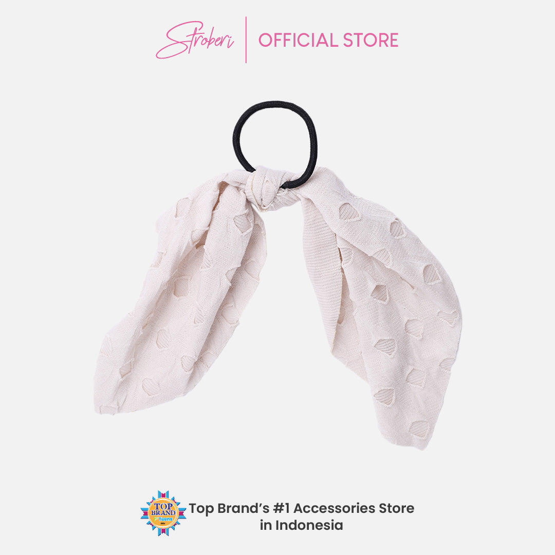 Stroberi Scarf Motif Hair Tie