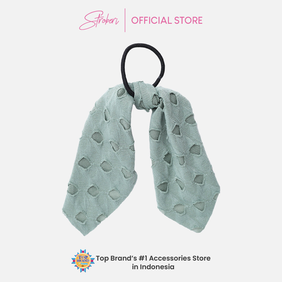Stroberi Scarf Motif Hair Tie