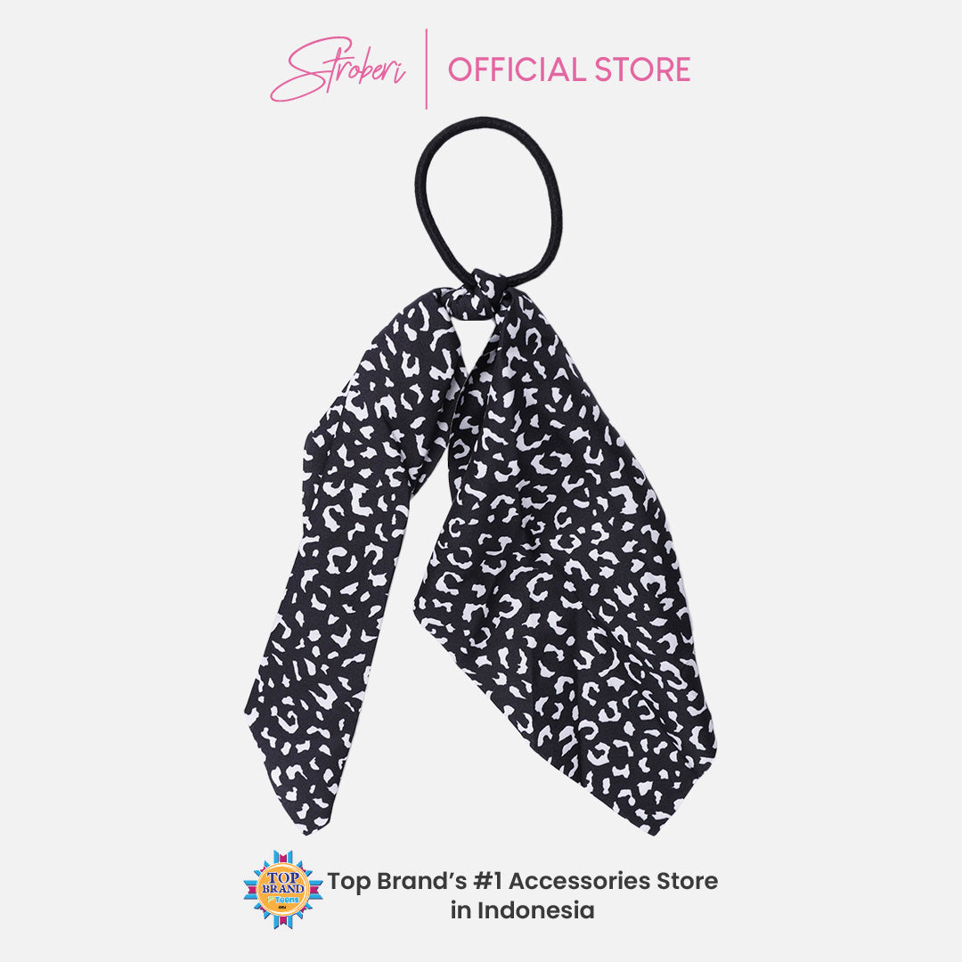 Stroberi Scarf Motif Hair Tie